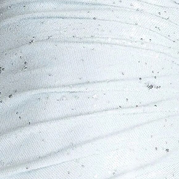 Dress the‎ Population Emilia Sequin Long-sleeve Ruched Dress Size Large  NWT - Picture 4 of 11